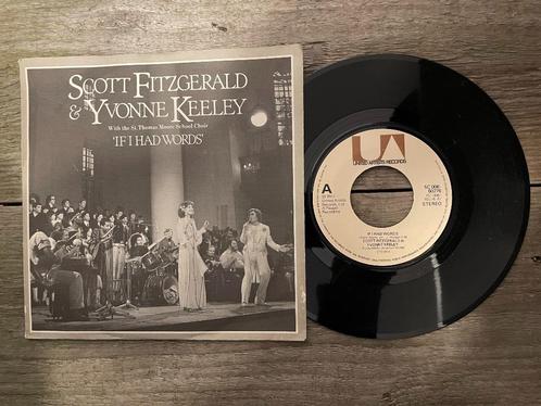 VINYL SINGLE Scott Fitzgerald / Yvonne Keeley - If I Had Wor, Cd's en Dvd's, Vinyl Singles, Gebruikt, Single, Pop, 7 inch, Ophalen of Verzenden