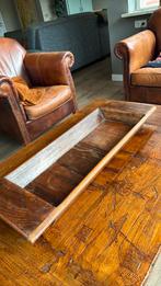 Houten trog, Ophalen