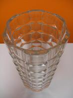 grote retro vintage design glazen optische lens vaas Italy, Ophalen of Verzenden