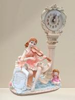 Anitiek/ Vintage brocante tafelklok, ballerina., Ophalen of Verzenden