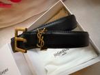 YSL riem zwart kalfsleer NIEUW, 3 tot 5 cm, Heupriem, Ophalen of Verzenden, Echt leder