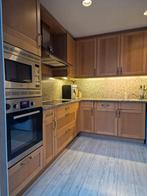 Gratis hoekkeuken, Huis en Inrichting, Keuken | Complete keukens, Ophalen, Gebruikt, Graniet of Steen, Hoekkeuken