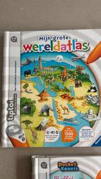 Tiptoi Pen + De Grote Wereldatlas, Ophalen of Verzenden, Zo goed als nieuw, Taal en Lezen, Met geluid
