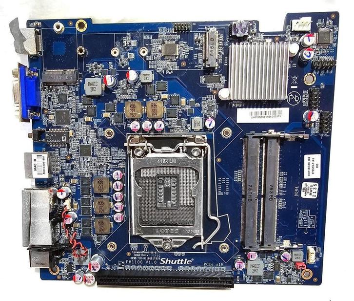 SHUTTLE XH61V000.103 XH61V0401-B1-00, Computers en Software, Moederborden, Gebruikt, DDR3, Ophalen of Verzenden