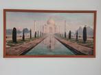 "Taj Mahal and Eagle" ingelijst in een houten lijst., Ophalen