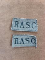 Mooi origineel WW2 paartje sliders RASC., Verzamelen, Ophalen of Verzenden, Landmacht, Engeland, Embleem of Badge