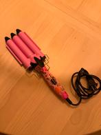 Pink Triple-Barrel Waver – Beach Waves Curler, Sieraden, Tassen en Uiterlijk, Uiterlijk | Haarverzorging, Verzenden, Zo goed als nieuw