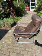 Jan de Bouvrie Meneer Obermann Fauteuil Brutalisme, Ophalen, Gebruikt, 100 tot 125 cm, Dutch Design Retro Mancave Loungen Brutalisme Art Brut