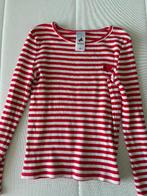 Rood striped longsleeves, maat: 128, Ophalen of Verzenden, Zo goed als nieuw, Meisje, Shirt of Longsleeve