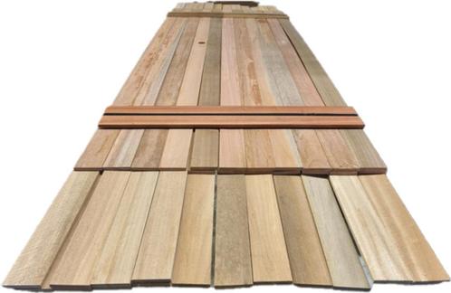 Hardhouten planken geschaafd 1.2x9.0 cm - nr: hp114, Tuin en Terras, Palen, Balken en Planken, Nieuw, Planken, Hardhout, Ophalen