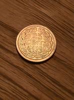 25 Cent 1918 - Wilhelmina, Postzegels en Munten, Zilver, 25 cent, Ophalen of Verzenden, Koningin Wilhelmina
