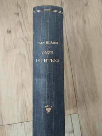 Boek onze dichters - Gust. van elring 1908 Frits lensvelt beschikbaar voor biedingen