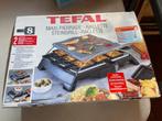 Tefal steengrill en raclette set, Ophalen of Verzenden, Gebruikt, 8 personen of meer
