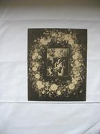 Oude Prent Religieus - Zwart Tinten, Ophalen of Verzenden, Voor 1940, Zo goed als nieuw, Overige onderwerpen