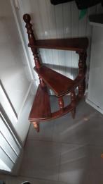 Bibliotheek trapje mahoniehout, Antiek en Kunst, Ophalen