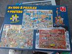 Jan van Haasteren 3x1000 Puzzels, Hobby en Vrije tijd, Denksport en Puzzels, Ophalen of Verzenden, 500 t/m 1500 stukjes, Zo goed als nieuw