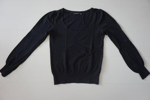 Trui Atmosphere zwart ronde hals pofmouwen maat 38, Kleding | Dames, Truien en Vesten, Zo goed als nieuw, Maat 38/40 (M), Zwart