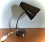 Vintage metalen bureaulamp / tafellamp / jaren 70 Gooseneck, Ophalen of Verzenden, Zo goed als nieuw, Metaal, Minder dan 50 cm