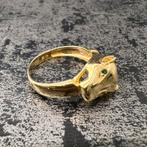 18k gouden panter ring nieuw italy, Sieraden, Tassen en Uiterlijk, Ringen, Ophalen of Verzenden, Nieuw, Goud