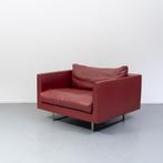 1x Montis Axel 1,5 zits Rood leder, Niet ingevuld, Niet ingevuld, Leer, Ophalen of Verzenden