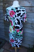 Jurk wit/ zwart Peter Hahn mt M/L Vaste prijs, Kleding | Dames, Maat 38/40 (M), Wit, Ophalen of Verzenden, Zo goed als nieuw