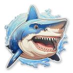 BEELD MANCAVE METAAL SHARKY JAWS HAAI, Ophalen