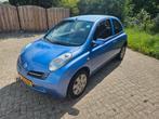 Nissan Micra 1.2 59KW 3DR 2005 Blauw, Auto's, Voorwielaandrijving, Zwart, 4 cilinders, Blauw