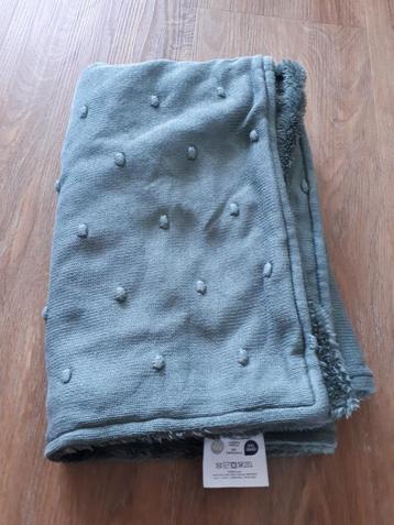 meyco deken groen dots 75x 100 2tog beschikbaar voor biedingen
