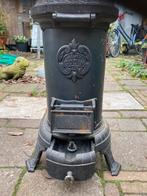 Potkachel salamander, Huis en Inrichting, Kachels, Ophalen, Gebruikt, Vrijstaand, Hout