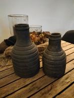 Zwarte vaasjes, Ophalen of Verzenden, Zo goed als nieuw, Zwart, Minder dan 50 cm