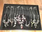 Partij kettingen NIEUW. Incl. Luxe display, Sieraden, Tassen en Uiterlijk, Kettingen, Ophalen of Verzenden, Nieuw, Zilver, Overige materialen