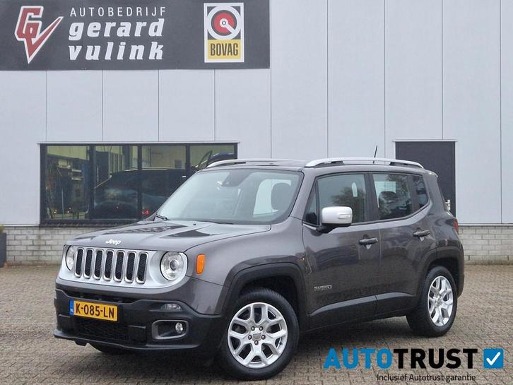 Jeep Renegade 1.4 MultiAir Limited STOEL+STUURVERW.TREKHAAK, Auto's, Jeep, Bedrijf, Te koop, Renegade, ABS, Airbags, Airconditioning