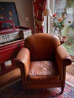 Leren fauteuil Hamilton, Huis en Inrichting, Fauteuils, Ophalen, Gebruikt, 75 tot 100 cm