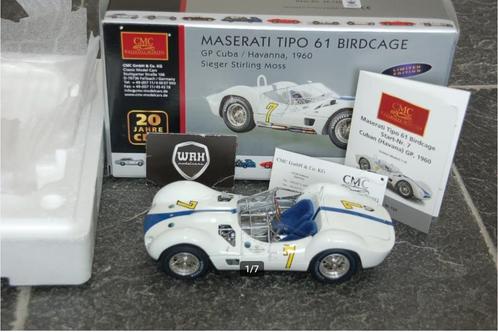 SALE !! MASERATI TIPO 61 BIRDCAGE Moss Cuba #7 CMC M-125 WRH, Hobby en Vrije tijd, Modelauto's | 1:18, Zo goed als nieuw, Auto