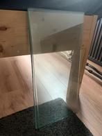 Geslepen glasplaten 5 stuks, Ophalen, Zo goed als nieuw, Minder dan 100 cm, Rechthoekig