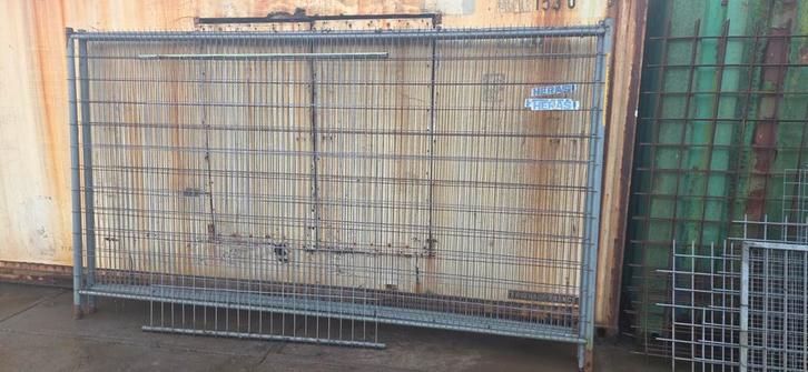 Heras bouwhekken met blokken, Tuin en Terras, Tuinhekken en Hekwerk, Ophalen