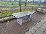 Tuintafel Graniet, Tuin en Terras, Tuinsets en Loungesets, Ophalen, Overige materialen, Eettafel, 6 zitplaatsen