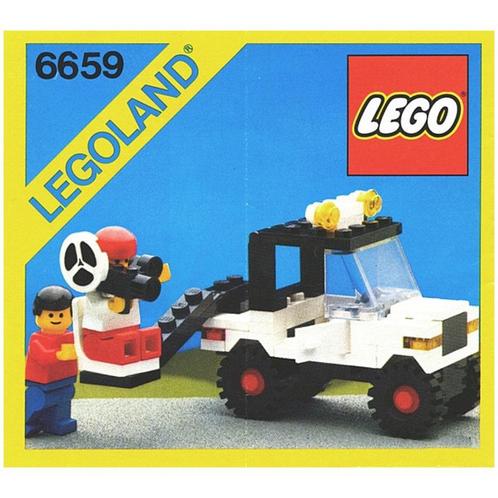 LEGO 6659 – T.V. Camera Crew, Kinderen en Baby's, Speelgoed | Duplo en Lego, Gebruikt, Lego, Complete set, Ophalen of Verzenden