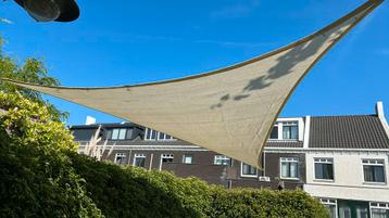 Schaduwdoek creme wit 3x4x5 NIEUW beschikbaar voor biedingen