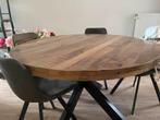 Eettafel mangohout, Huis en Inrichting, Tafels | Eettafels, Ophalen, Overige materialen, Rond, Zo goed als nieuw