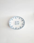 Izgs Prachtig Frans servies bord met blauwe bloemen diner, Antiek en Kunst, Ophalen of Verzenden