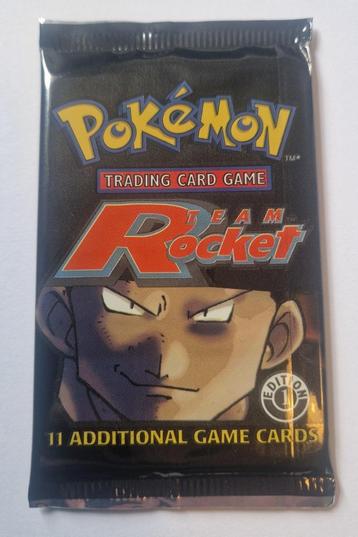 Pokemon - 1st edition - HEAVY - team rocket  - booster pack  beschikbaar voor biedingen
