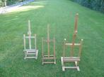 Schildersezel [3x] atelier opruiming, Hobby en Vrije tijd, Schilderen, Ophalen, Gebruikt, Ezel