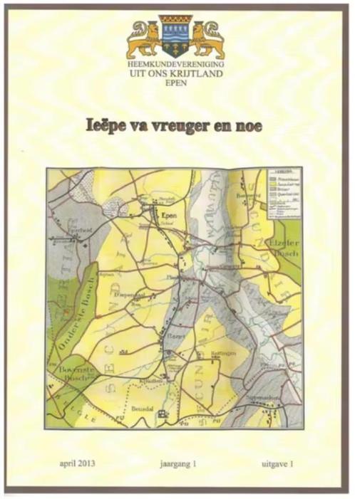 Ieëpe vreuger en noe (Uitgave 1, 2, 3 en 5), Boeken, Geschiedenis | Stad en Regio, Zo goed als nieuw, 20e eeuw of later, Ophalen of Verzenden