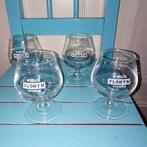 Floryn Schiedam Vieux glazen set van 4, Ophalen, Glas of Glazen, Gebruikt, Glas