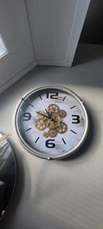 Industriële wandklok, Ophalen of Verzenden, Zo goed als nieuw, Wandklok