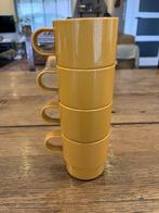 Mepal rosti bekertjes, okergeel, 150 cc (retro,vintage)., Caravans en Kamperen, Kampeeraccessoires, Ophalen of Verzenden, Gebruikt