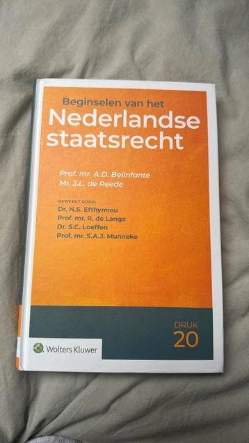 A.D. Belinfante - Beginselen van het Nederlandse staatsrecht beschikbaar voor biedingen