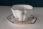 Antiek Meissen kommetje op een Rosenthal schoteltje, Ophalen of Verzenden