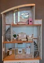 Barbiehuis #kidkraft gepimpt overcompleet, Ophalen of Verzenden, Poppenhuis